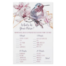 Lavendel & Gold Hummingbird Was ist in Ihrer Geldb