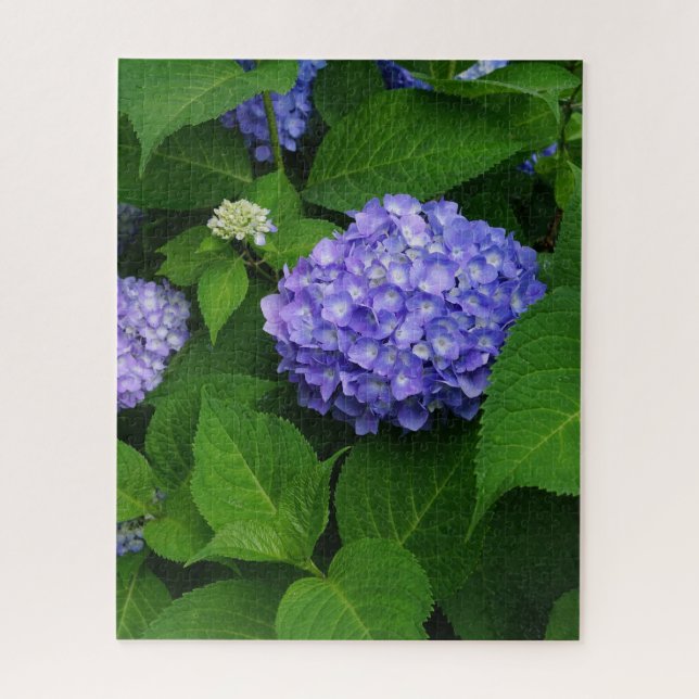Lavendel Hortensie Puzzle (Vertikal)