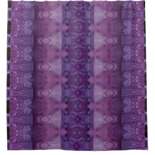 Lavendel Ikat 13 Duschvorhang