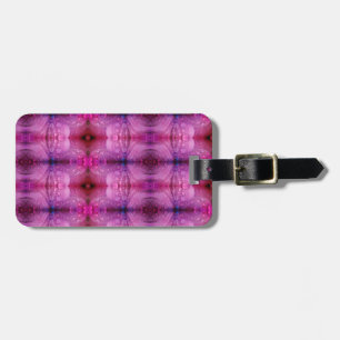 Lavendel Ikat 3 Sangria Gepäckanhänger