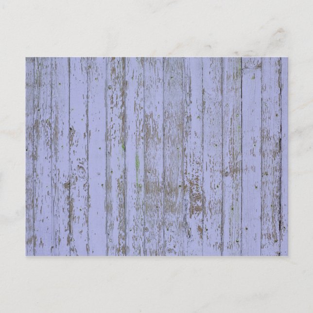 Lavendel Imitate Holztextur Postcard Postkarte (Vorderseite)