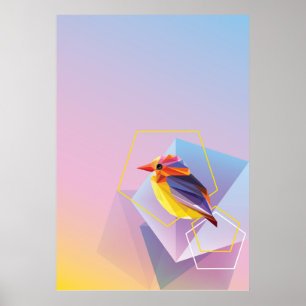 Lavendel in Blue Songbird Poster