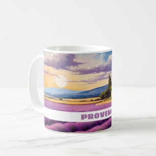 Lavendel in Provence Kaffeetasse