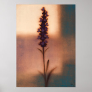 Lavendel Japandi Florale Abstraktion Poster