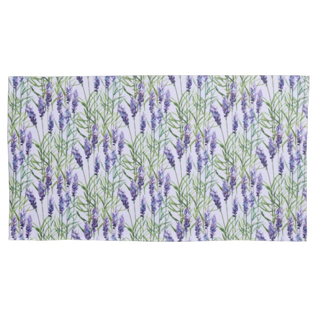 Lavendel Kissenbezug (Vorderseite-Links)