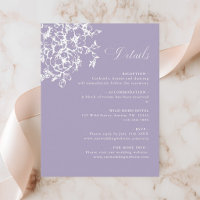 Lavendel Klassische Blütenpracht Hochzeitsdetails