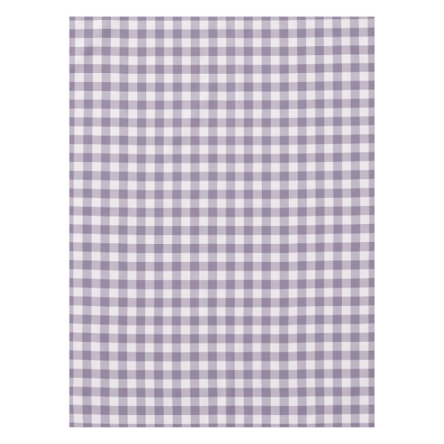 Lavendel klassisches Gingham-Karo Tischdecke (Vorderseite)