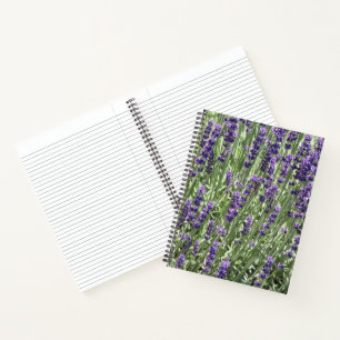 Lavendel-Kräuter-Blüten Floral Notizbuch