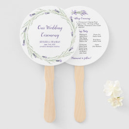 Lavendel-Kräuterpflanzen und Grünkleider-Programme Fächer