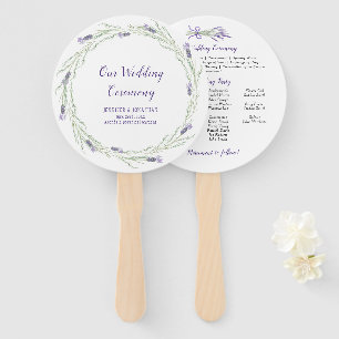 Lavendel-Kräuterpflanzen und Grünkleider-Programme Fächer