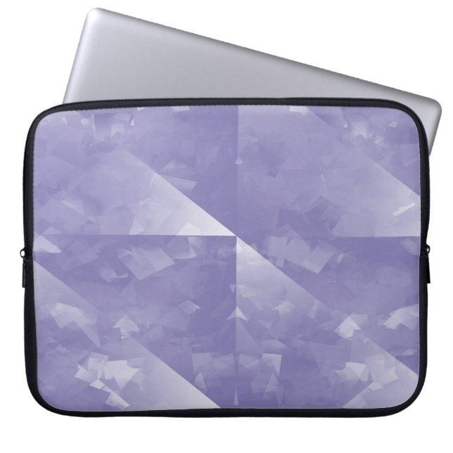 Lavendel Kristalle... Laptopschutzhülle (Vorderseite)