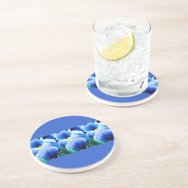Lavendel-Krokus-Set Untersetzer (Seite)