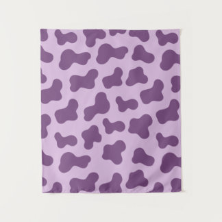 Lavendel Kuhdruck Wandteppich