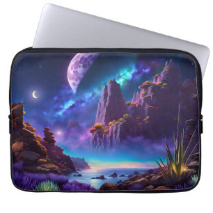 Lavendel Landscape Fantasy Laptopschutzhülle