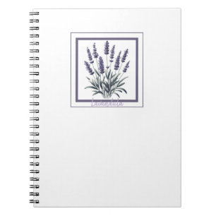 Lavendel Lavandula Blüten Blumen Kräuter Journal Notizblock