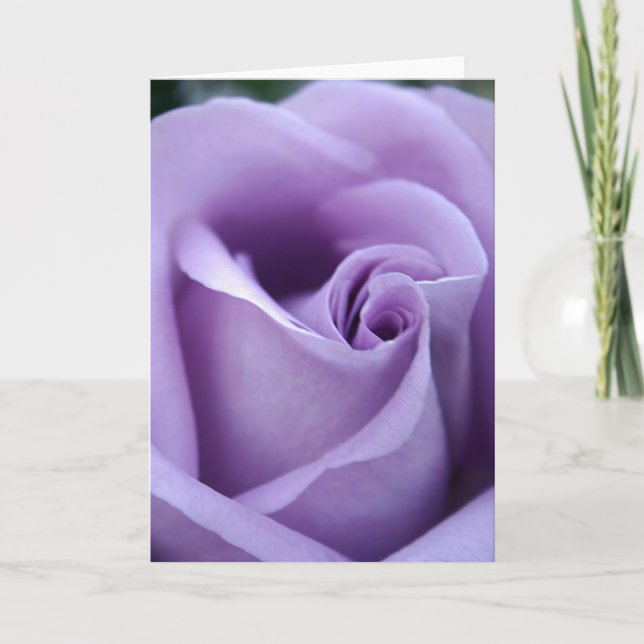 Lavendel-Liebe Karte (Vorderseite)