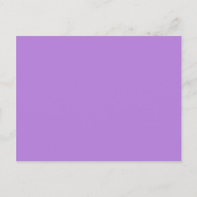 Lavendel Lila Farbe Postkarte (Vorderseite)