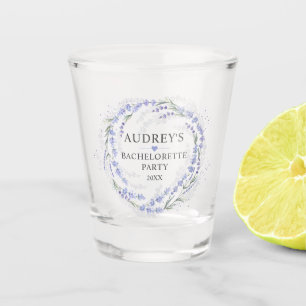 Lavendel Lila Kreath Junggeselinnen-Abschied Schnapsglas