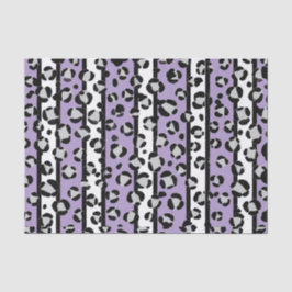 Lavendel Lila Leopard Fettdruckpapier Seidenpapier