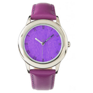 Lavendel, Lila Mosaik, Kinder, Armbanduhr
