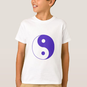 Lavendel lila Yin-Yang T-Shirt