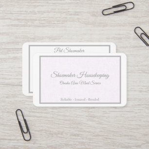 Lavendel Linen Zuhause & Personal Services Visitenkarte