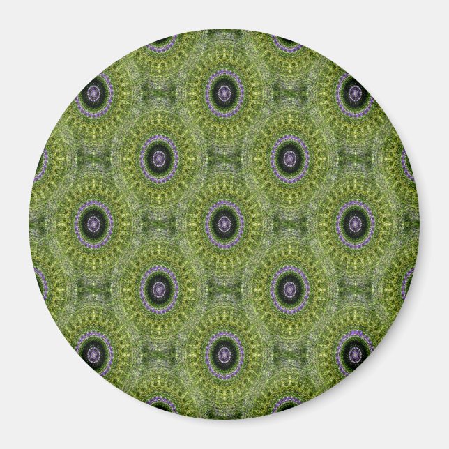Lavendel Mandala Garden..... Magnet (Vorne)