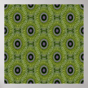 Lavendel Mandala Garden..... Poster