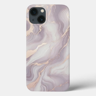 Lavendel Marble iPhone 13 Fall mit Silver Veins Case-Mate iPhone Hülle