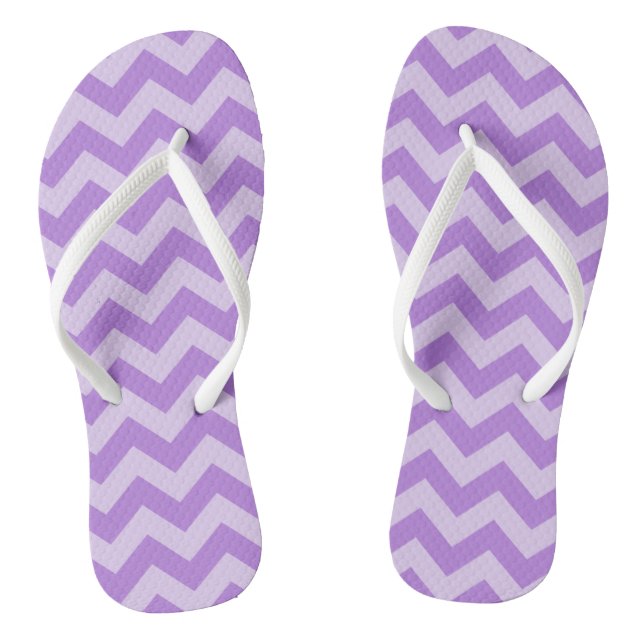 Lavendel marokkanische Moods Chevrons Flip Flops (Fußbett)