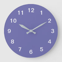 Lavendel Minimalistische Acrylmauer-Uhr