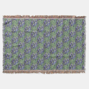 Lavendel mit Aquarellfarben bemalt Decke