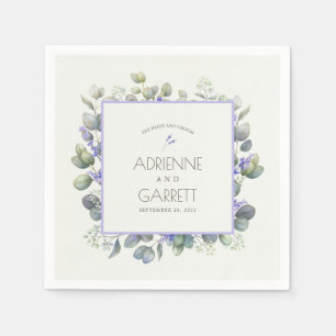 Lavendel mit Eukalyptus Greenerity Wedding Paper Serviette