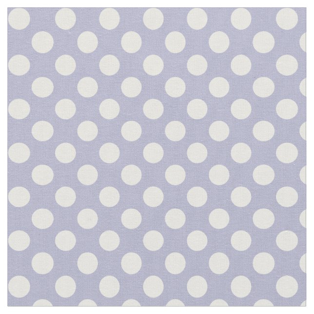 Lavendel mit weißem Tupfen-Gewebe Stoff (Nahaufnahme)