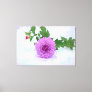 Lavendel Mum bemalt gezwirnte Canvas Leinwanddruck