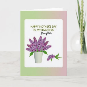 Lavendel-Muttertags-Geschenkkarte Karte