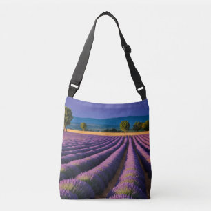 Lavendel Natur Außenwelt Landschaft Ruhe Friedlich Tragetaschen Mit Langen Trägern
