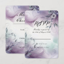 Lavendel-Nebel und Wasserfarben-Flüstern Hochzeit