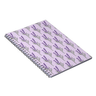 Lavendel Notebook-Lila Muster Notizblock