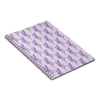 Lavendel Notebook-Lila Muster Notizblock