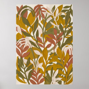 Lavendel-Olive-Botanikposter Poster