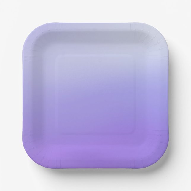 Lavendel-Papierplatte Pappteller (Vorderseite)