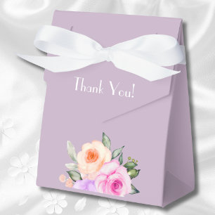 Lavendel Peach Pink Roses Brautparty Geschenkschachtel