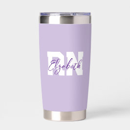 Lavendel Personalisiert RN Tumbler Thermobecher