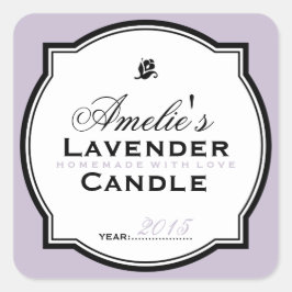 LAVENDEL | PERSONALISIERTER SOAP & CANDLE STICKER