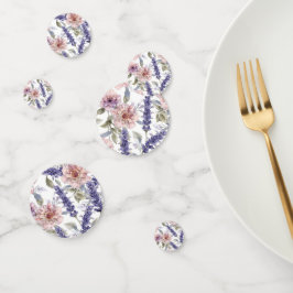 Lavendel-Pfingstrose-Aquarell-Blumengarten  Konfetti
