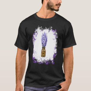 Lavendel-Pflanze Kraut Lila-Blüten-Gartenarbeit Fr T-Shirt