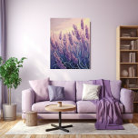 Lavendel-Pflanze Leinwanddruck<br><div class="desc">Lavendel Blume in einem Feld,  Vintage Aquarellfarben Stil.</div>