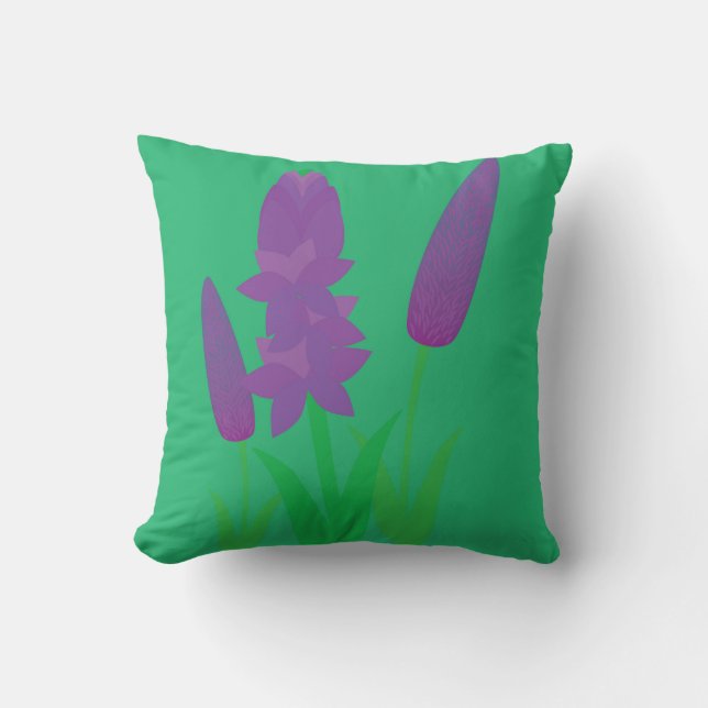 Lavendel-Pflanzen Kissen (Vorderseite)