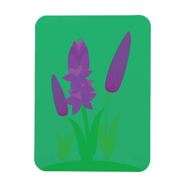Lavendel Pflanzen Magnet (Vertikal)